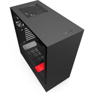 NZXT Compact Mid-Tower Case with Tempered Glass (CA-H510B-BR)