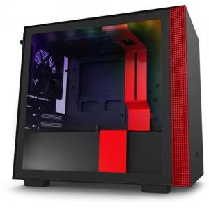 NZXT Mini-ITX Case with Lighting And Fan Control (CA-H210I-BR)