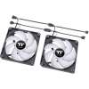 Thermaltake CT140 PC Cooling Fan with ARGB (Black, 2-Pack) CL-F150-PL14SW-A