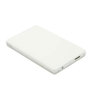 2.5 Inch USB 3.0 Aluminum External Storage SATA Hard Drive HDD Enclosure Box Case White Silver