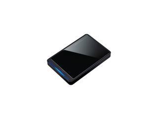 Buffalo MiniStation Stealth HD-PCTU2 HD-PCT1TU2-BK 1 TB External Hard Drive - 1 Pack - Black Crystal