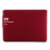 Western Digital My Passport Ultra 2TB External Hard Disk Drive (Red)