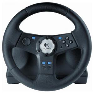 Logitech Rally Vibration Feedback Wheel PS2