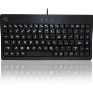 Adesso SlimTouch 110 - 3-Color Illuminated Mini Keyboard AKB-110EB