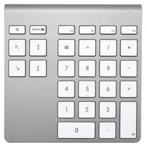 Belkin Wireless YourType Numeric Keypad Silver USB