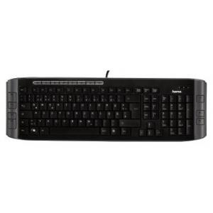 HAMA Slimline Keyboard SL710 Black USB