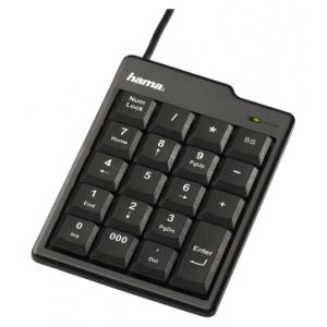 HAMA Slimline Keypad SK110 Black USB