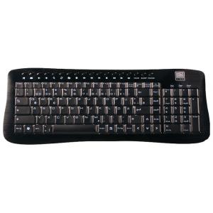 SPEEDLINK Illuminated Dark Metal Keyboard SL-6469-IBE Black USB