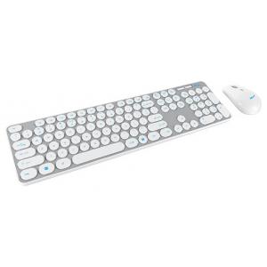 Trust the name Darcy Wireless Keyboard with mouse Silver USB
