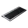 Labtec Ultra-Flat Keyboard Black USB PS/2
