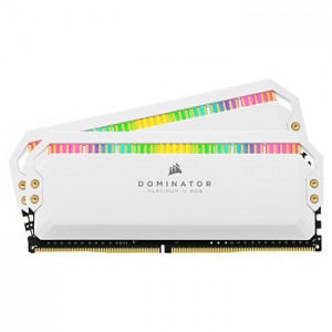 Corsair Dominator Platinum RGB 16GB (2x8GB) DDR4 3600MHz CL18 - White (CMT16GX4M2C3600C18W)