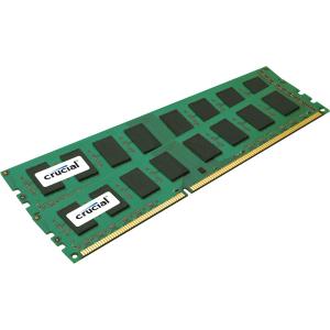Crucial 32GB Kit (16GBx2), 240-pin DIMM, DDR3 PC3-12800 Memory Module - CT2K16G3ERVLD4160B