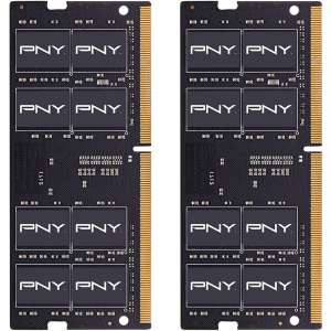 PNY 32GB Performance DDR4 3200 MHz SO-DIMM Kit (2 x 16GB) MN32GK2D43200-TB