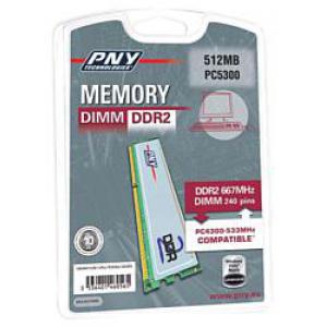 PNY Dimm DDR2 667MHz 512MB