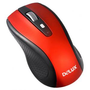 Delux DLM-486GL Black-Red USB