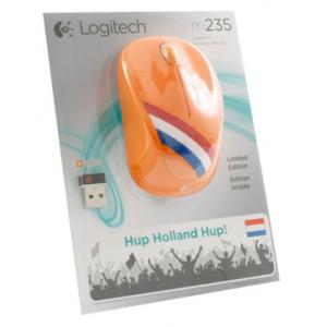Logitech Wireless Mouse M235 910-004031 Orange USB