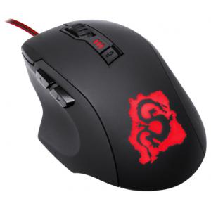 Oklick 725G DRAGON Gaming Optical Mouse Black USB Red