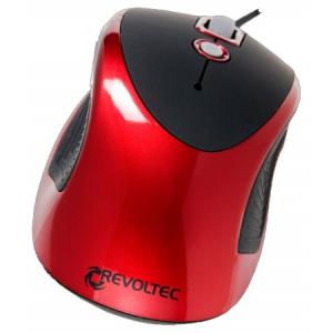 Revoltec Wired Mouse W101 Red USB