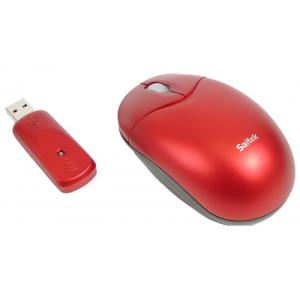 Saitek Notebook wireless mini mouse Red USB