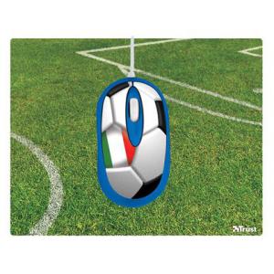 Trust Football Mouse with Mousepad Italia USB