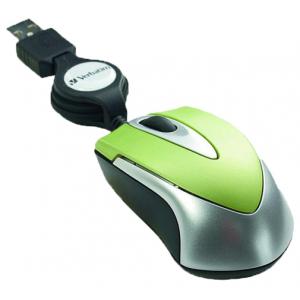 Verbatim Optical Travel Mouse USB Green