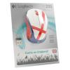 Logitech Wireless Mouse M235 910-004030 White-Blue-Red USB