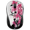 Logitech Wireless Mouse M325 Floral Spiral Red-Black USB