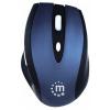 Manhattan Contour Wireless Optical Mouse 178198 Black-Blue USB