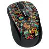 Microsoft Wireless Mobile Mouse 3500 Artist Edition Sally Zou Red-Black USB