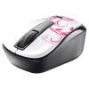 Trust Qvy Wireless Micro Mouse pink swirls Black USB