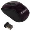 Verbatim Wireless Mini Travel Mouse Black USB