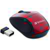 Verbatim Wireless Mini Travel Optical Mouse - Red 97540