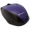 Verbatim Wireless Multi-Trac Blue LED Optical Mouse USB Purple