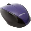 Verbatim Wireless Notebook Multi-Trac Blue LED Mouse - Purple 97994