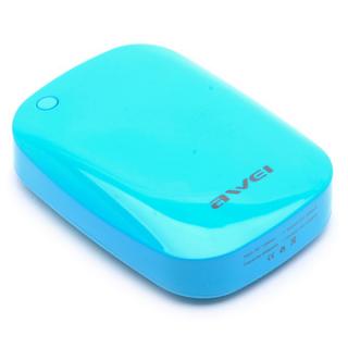 Awei P81k 8400mAh Dual-USB Output External Battery Pack Power Bank (Blue)