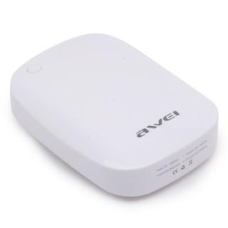 Awei P81k 8400mAh Dual-USB Output External Battery Pack Power Bank (White)