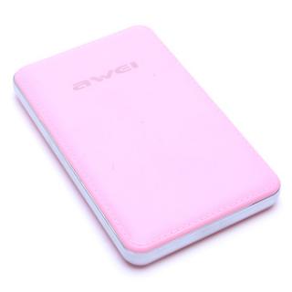 Awei P84k Candy Lightweight 10400mAh Power Bank with LED Capacity Indicator (Pink)