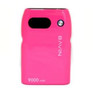 Bavin 9000mAh Digital Power Bank (Pink)