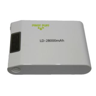 LD-28000mAh Digital Power Bank (White)