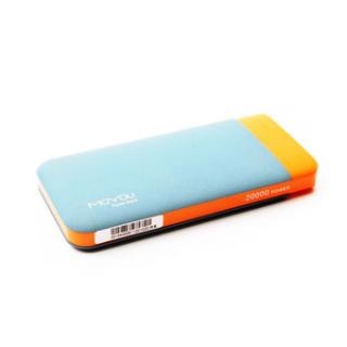 MoYou MB112 Artifact Fast-Charging, Dual USB Output Universal Powerbank 20000mAh (Blue/Orange)