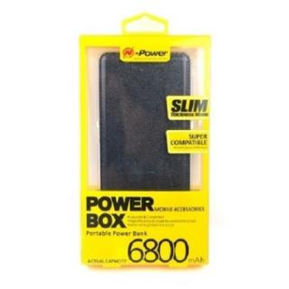 N-Power 6800mAh Slim Power Bank (Black)
