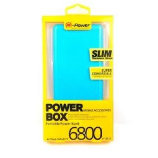 N-Power 6800mAh Slim Power Bank (Blue)
