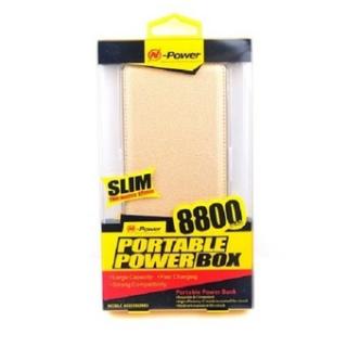 N-Power 8800mAh Slim Power Bank (Gold)
