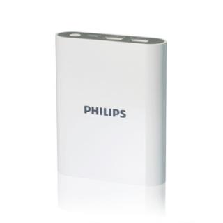 Philips 10000mAh Power Bank (White)