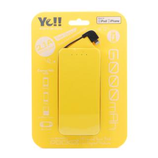 Yell BPS60 Energy Pocket Series 6000mAh Power Bank (Yellow)