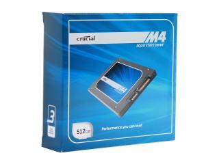 Crucial M4 CT512M4SSD2CCA 2.5" 512GB SATA III MLC Internal Solid State Drive (SSD) with Transfer Kit