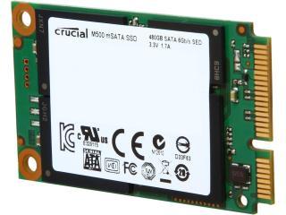 Crucial M500 480GB Mini-SATA (mSATA) MLC Internal Solid State Drive (SSD) CT480M500SSD3