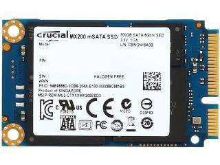 Crucial MX200 mSATA 250GB SATA 6Gbps (SATA III) Micron 16nm MLC NAND Internal Solid State Drive (SSD) CT250MX200SSD3