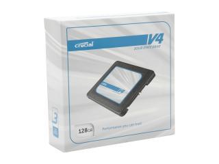 Crucial V4 2.5" 128GB SATA II MLC Internal Solid State Drive (SSD) with Easy Laptop Install Kit CT128V4SSD2CCA
