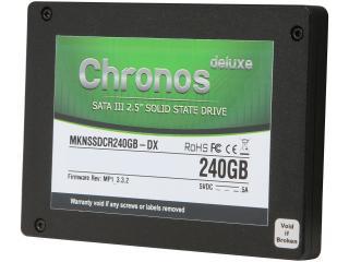 Mushkin Enhanced Chronos Deluxe 2.5" 240GB SATA III MLC Internal Solid State Drive (SSD) MKNSSDCR240GB-DX